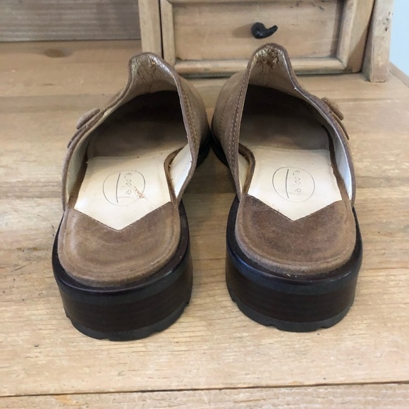 Talbots Clogs Mules Leather Suede Size 6N Narrow - Picture 4 of 10